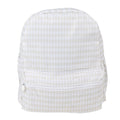 Nylon Backpack (Full Size): Khaki Gingham