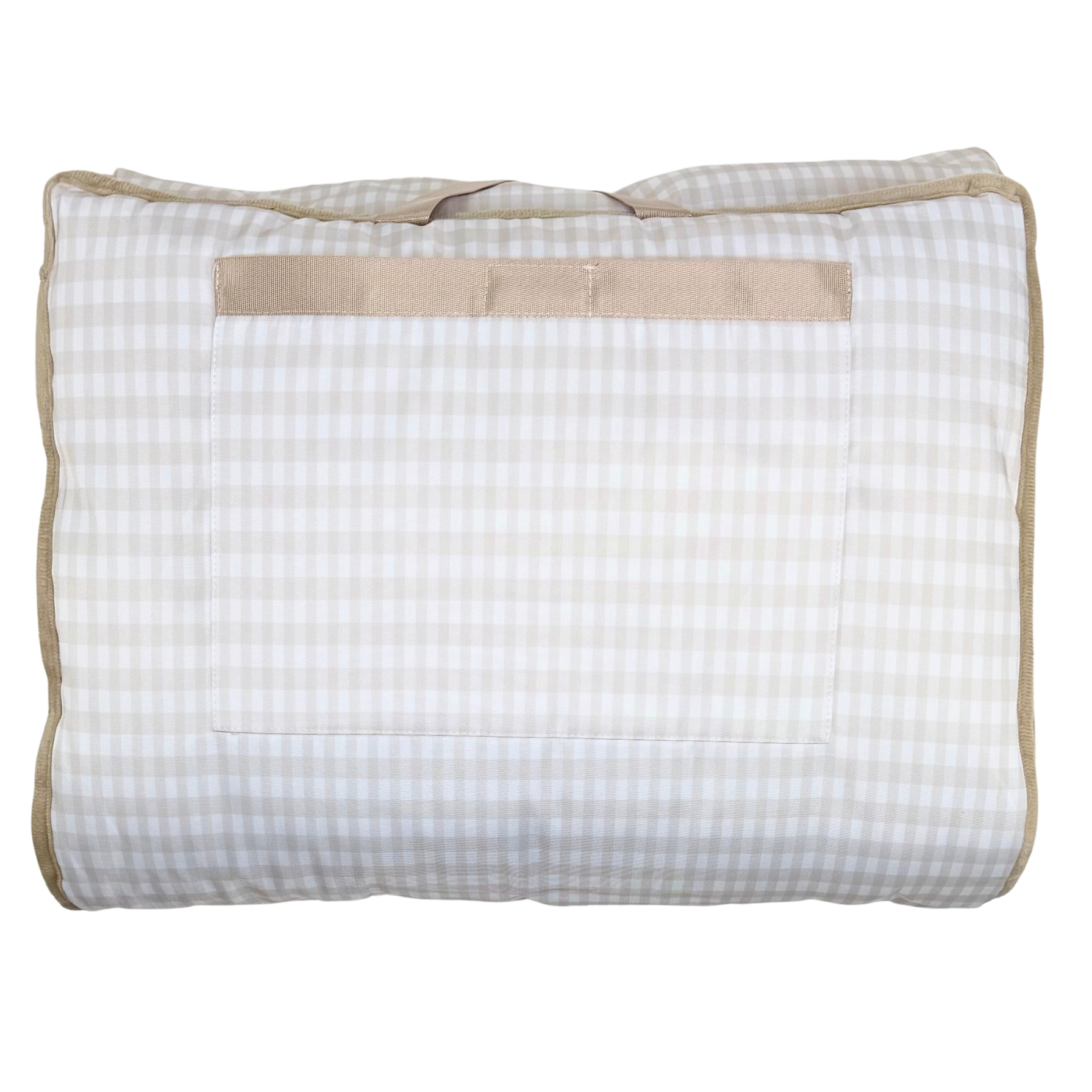Nylon Nap Mat: Khaki Gingham
