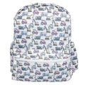 Nylon Backpack (Full Size): Construction Trucks