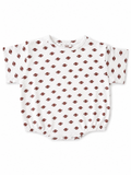 Football / Organic Pointelle T-Shirt Bubble