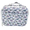 Small Nylon Lunchbag: Construction Trucks