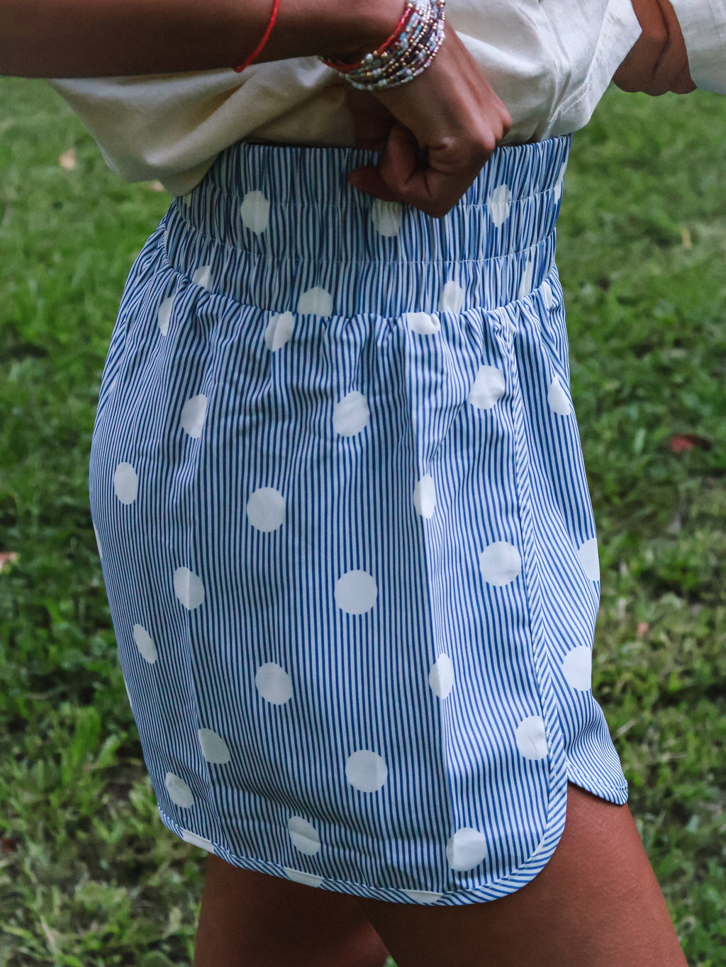 Bluebell Dot Shorts