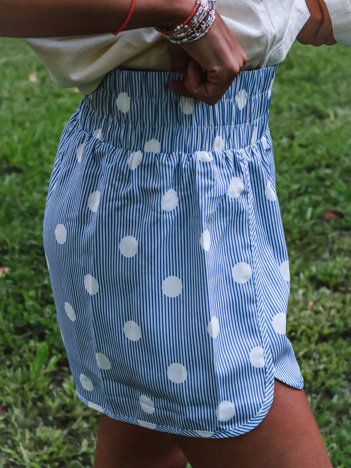 Bluebell Dot Shorts