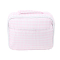 Small Nylon Lunchbag: Light Pink Gingham