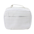 Small Nylon Lunchbag: Khaki Gingham